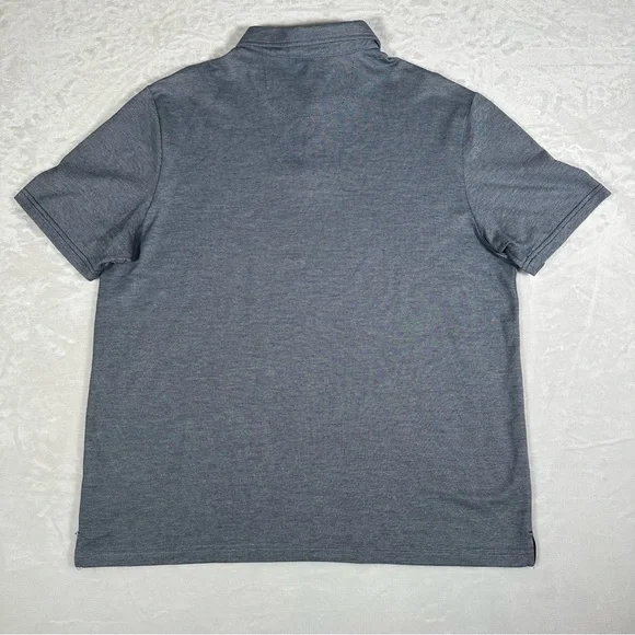 Nat Nast Polo Shirt Men Size XL Gray Short Sleeve Stretch Comfort Golf EUC - Picture 10 of 10
